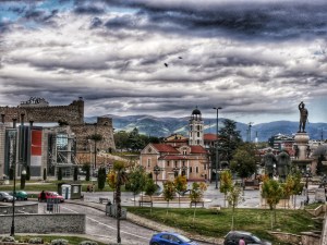 Une vue générale de la ville